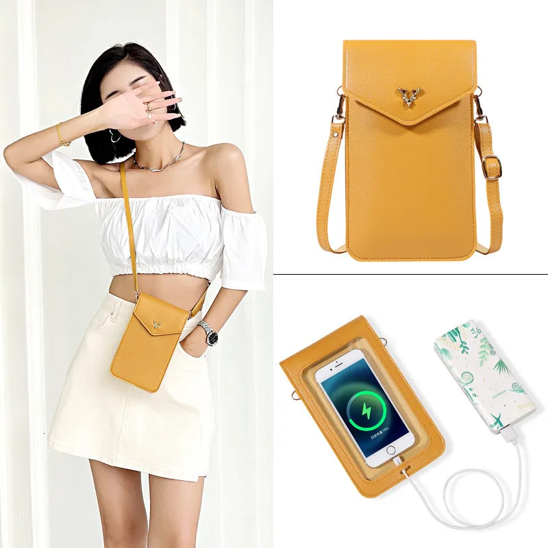 Mini Can Be Touch Screen Female Phone Bags