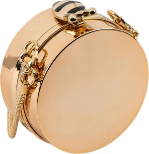 Mini Crossbody Bag for Women, Fashion Handbag Small Satchel Purse Round Shoulder Bag Coin Purse, Acrylic Crossbody Purse Bee Handbag, Bee Lovers Gifts (Golden)