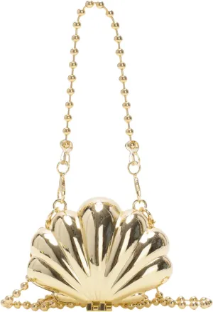 Mini Evening Bag Women Acrylic Clutch Novelty Seashell Purse Shoulder Crossbody Bag Chain Strap Handbag for Party Prom