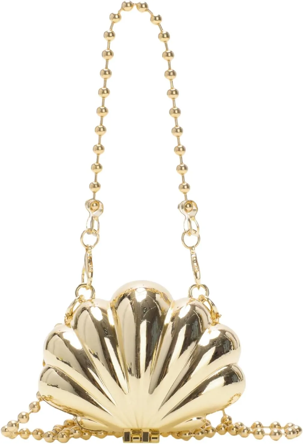 Mini Evening Bag Women Acrylic Clutch Novelty Seashell Purse Shoulder Crossbody Bag Chain Strap Handbag for Party Prom