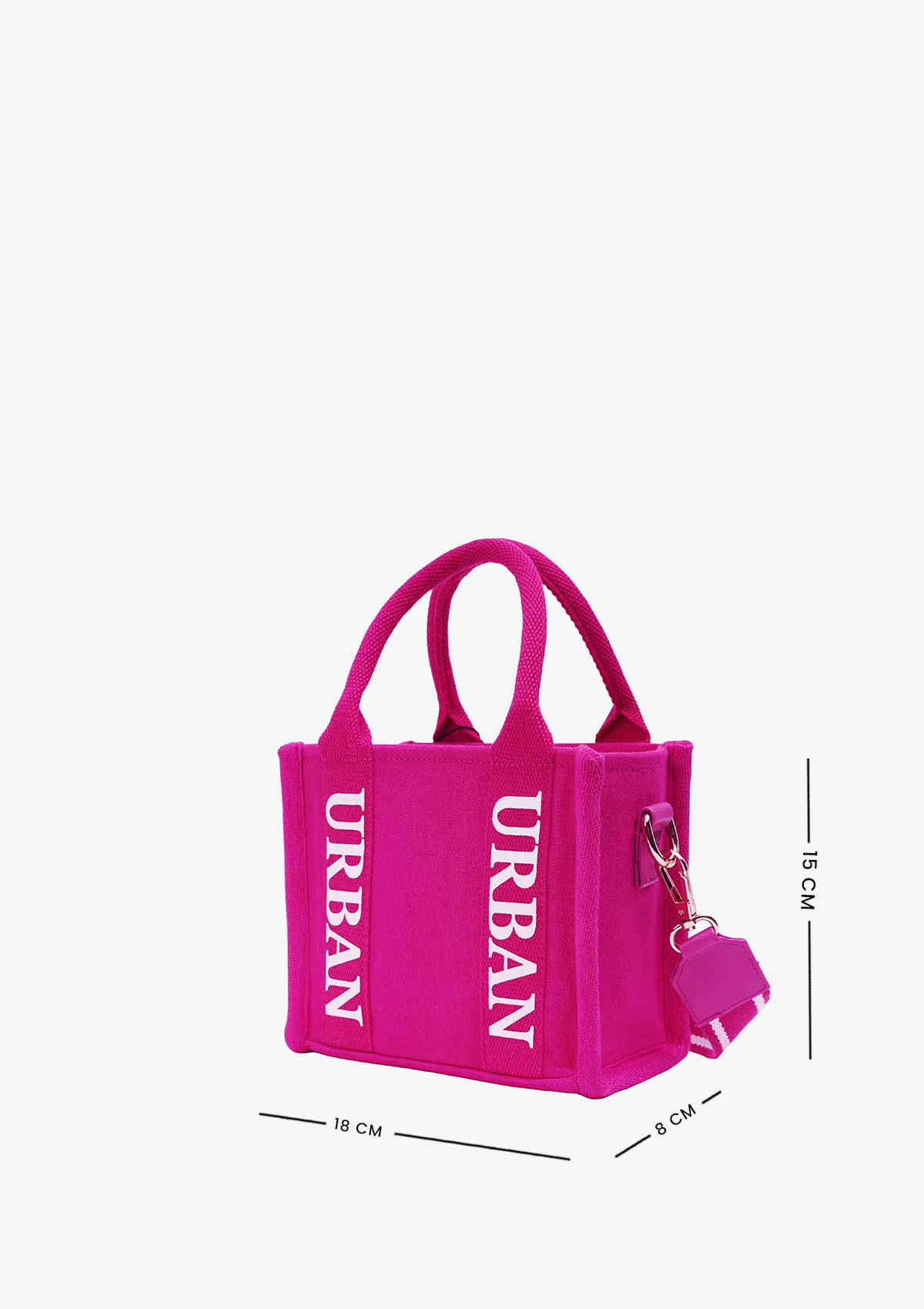 MINI URBAN TOTE HOT PINK
