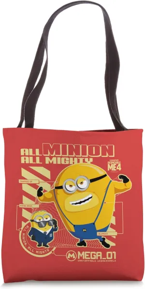 Minions Despicable Me 4 All Mighty All Minion Tote Bag