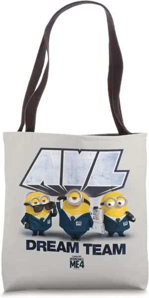 Minions Despicable Me 4 AVL Dream Team Tote Bag