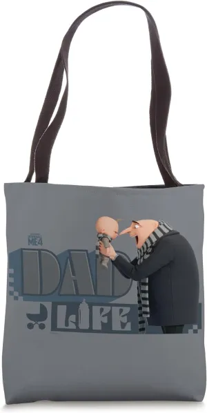 Minions Despicable Me 4 Gru Dad Life Tote Bag