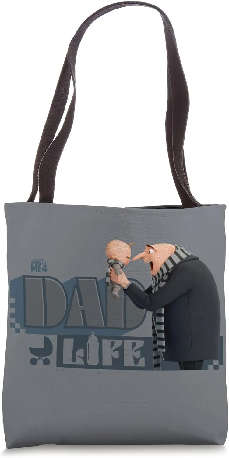 Minions Despicable Me 4 Gru Dad Life Tote Bag