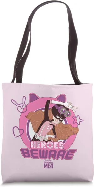 Minions Despicable Me 4 Poppy Heroes Beware Tote Bag