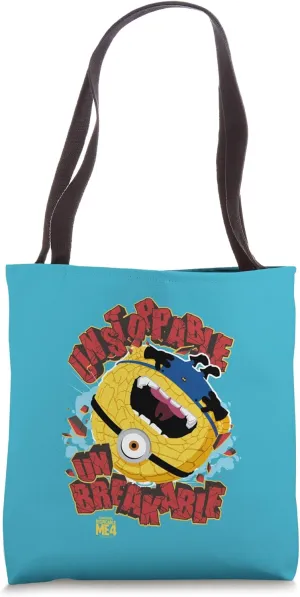 Minions Despicable Me 4 Unstoppable Unbreakable Minion Tote Bag
