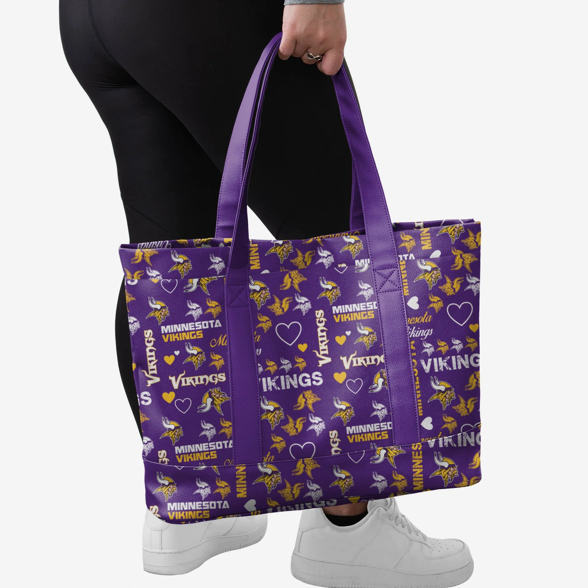 Minnesota Vikings Logo Love Tote Bag