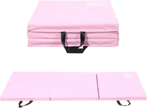 Modern-Depo Gymnastics Mat Tri-Fold 6'X2'X2" Thick With Handle, Waterproof Cover, 100% EPE Core