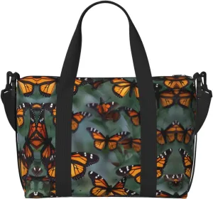 Monarch butterflies Versatile Personal Item Travel Bags for Women - Spacious Duffel Bags for Traveling, Gym Bags for Men