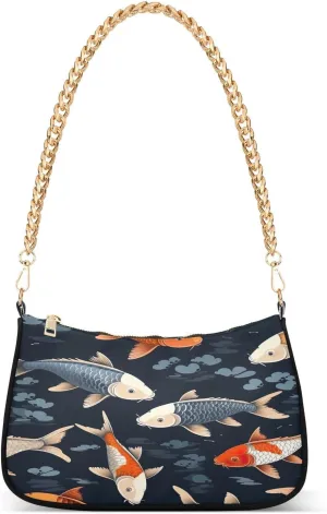 Musical Clef Note Small Shoulder Purse, Fashion Bags for Women