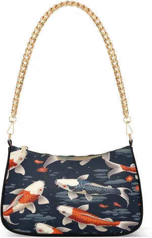 Musical Clef Note Small Shoulder Purse, Fashion Bags for Women
