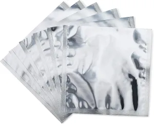 Mylar Food Storage Bags (8x8, Quart) 4 mil Thick Mylar Foil Bag for Dry Food Storage (50 Pack)