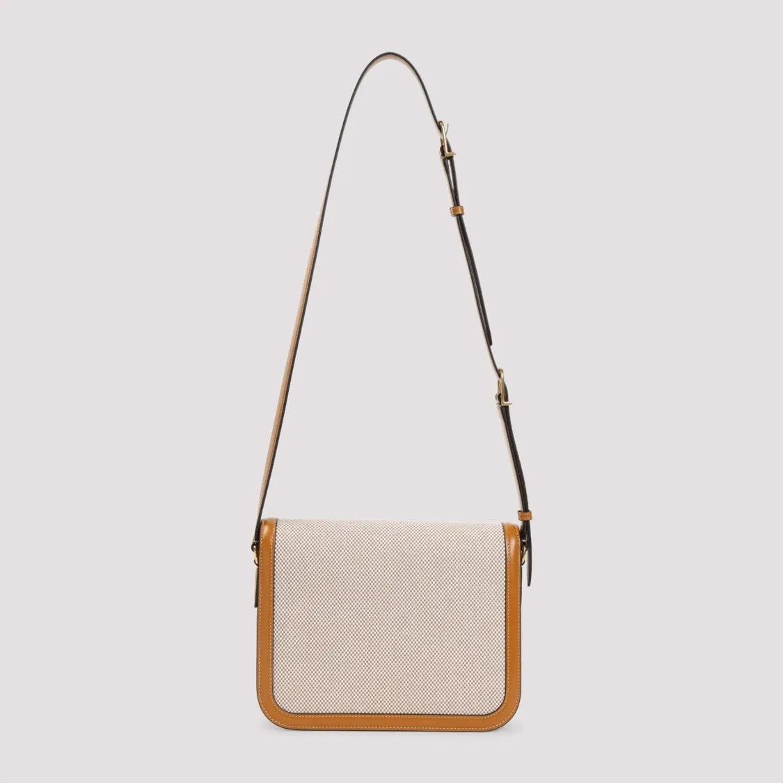 Natural Beige Textile Mini Bag