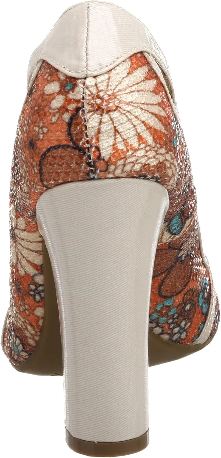 Naughty Monkey Women's Sequin Bouquet Pump