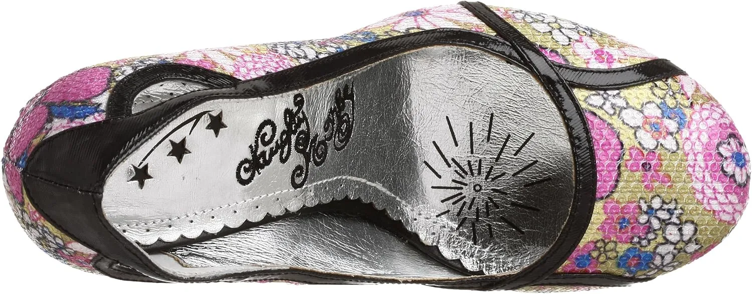 Naughty Monkey Women's Sequin Bouquet Pump