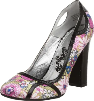 Naughty Monkey Women's Sequin Bouquet Pump
