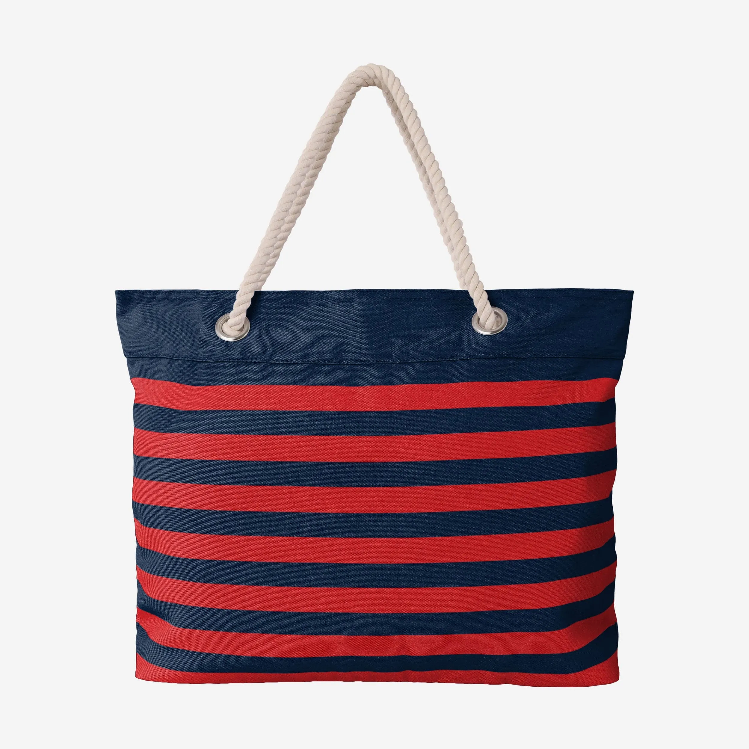 New England Patriots Nautical Stripe Tote Bag