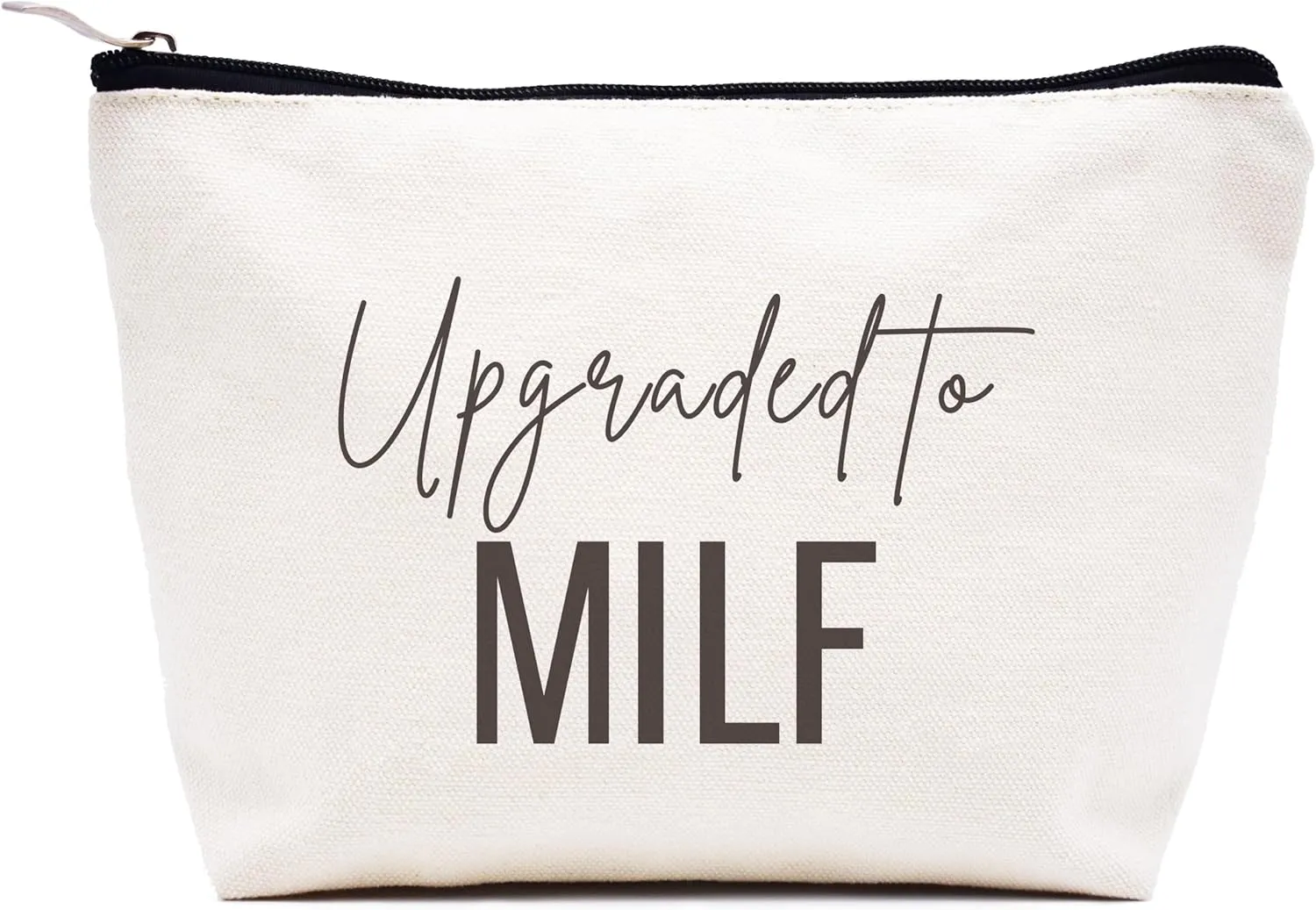 New Mom Future Mom Gift,Mother to Be,Pregnancy Present,First Mother's Day Christmas Gifts for New Mommy,Baby Present Shower for Expectant Mommy,Makeup Bag Cosmetic Bag Travel Pouch-Upgraded to MILF