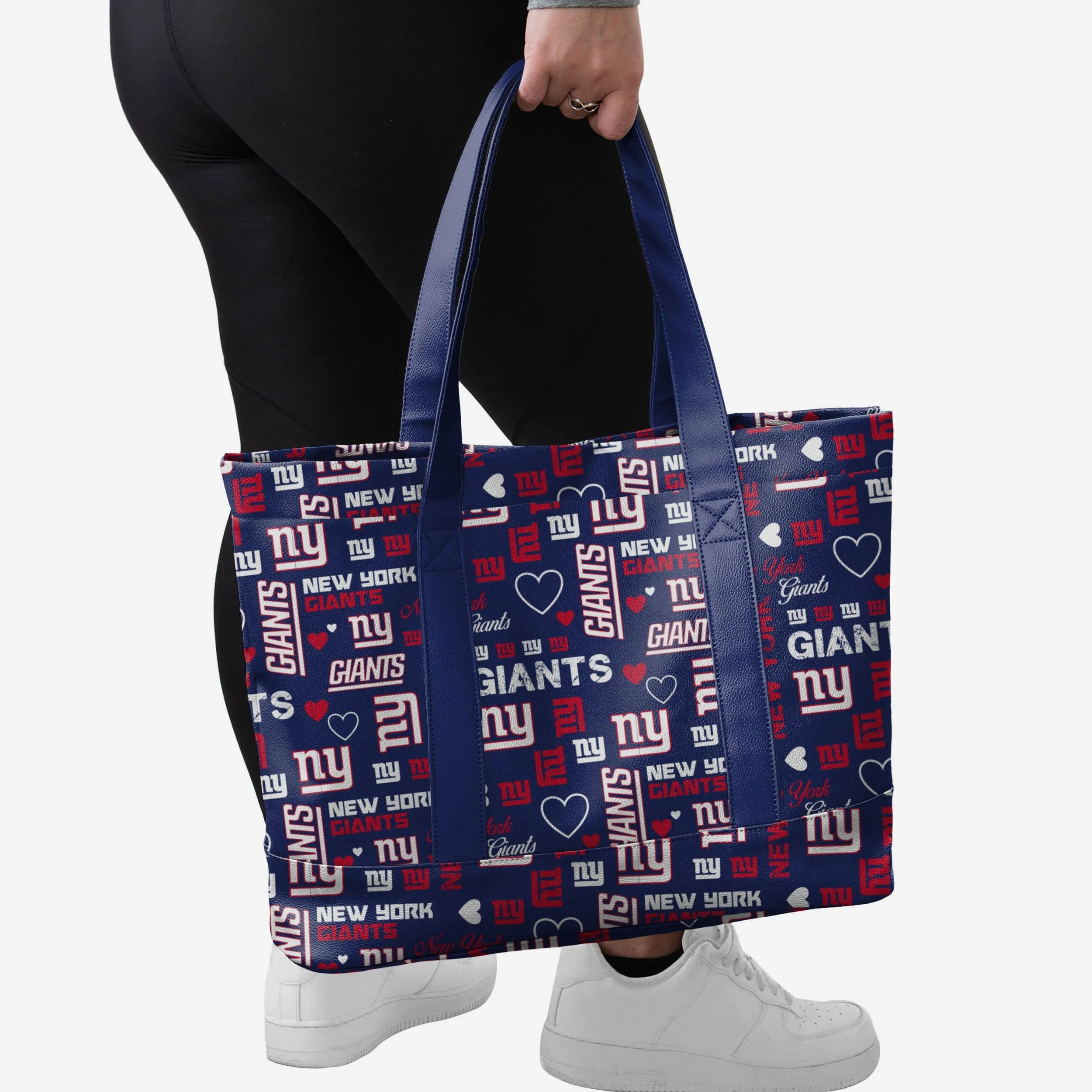 New York Giants Logo Love Tote Bag