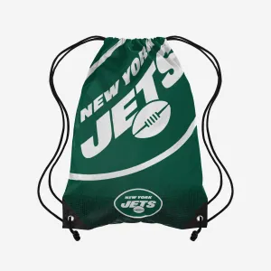 New York Jets Gradient Drawstring Backpack
