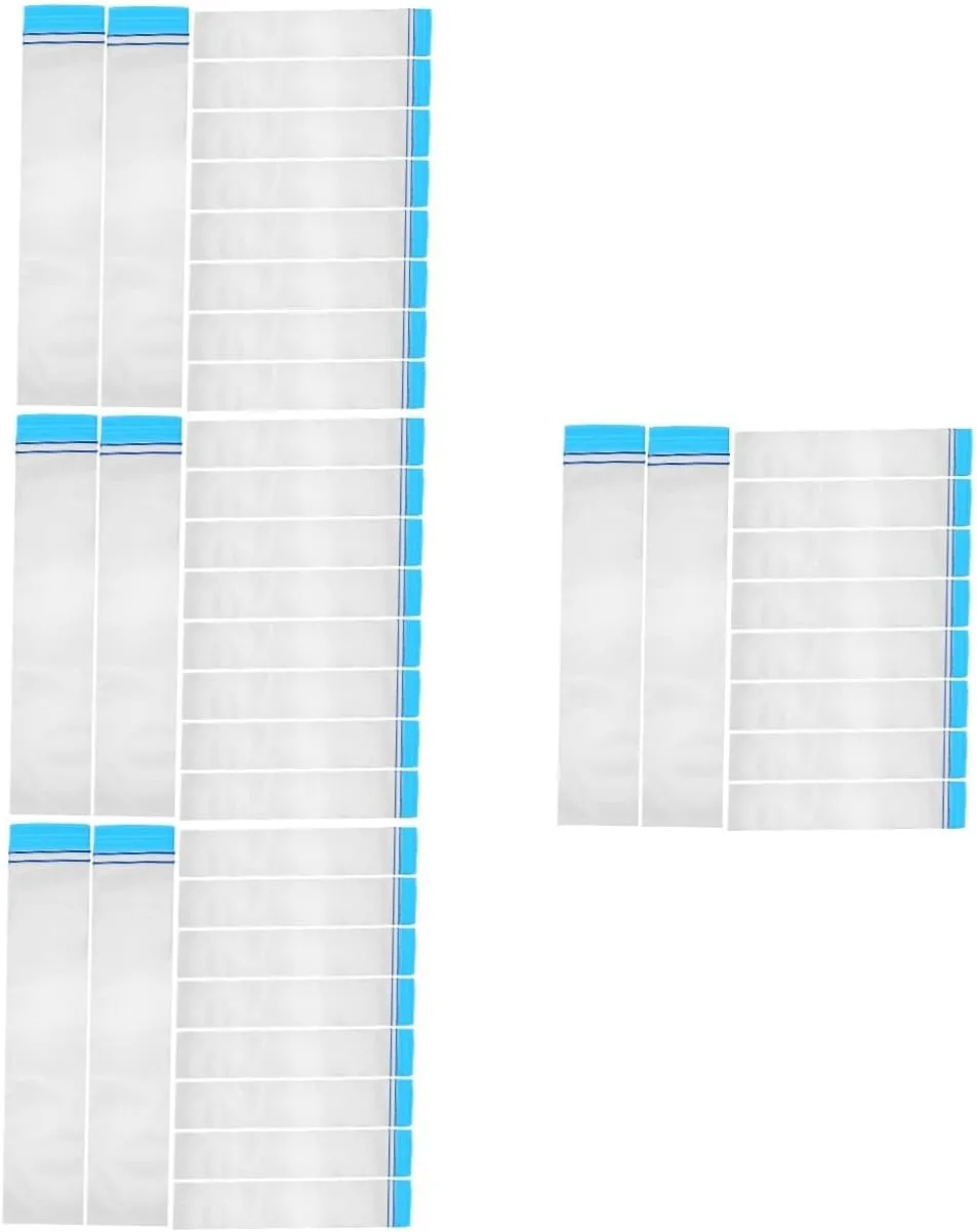 NOLITOY 4sets Reusable Popsicles Bags Ice Candy Making Bag for Diy Ice Sucker 100pcs*4