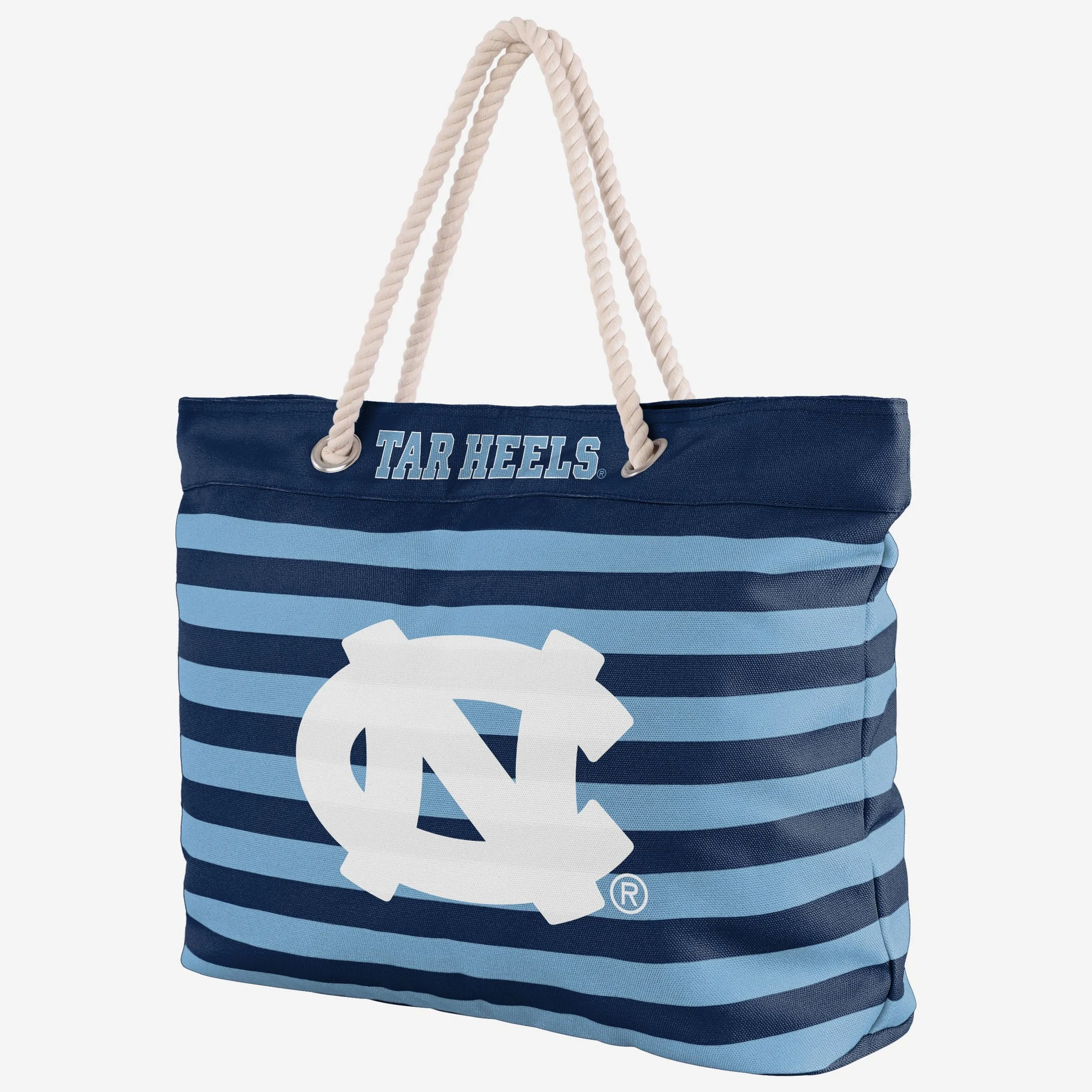 North Carolina Tar Heels Nautical Stripe Tote Bag