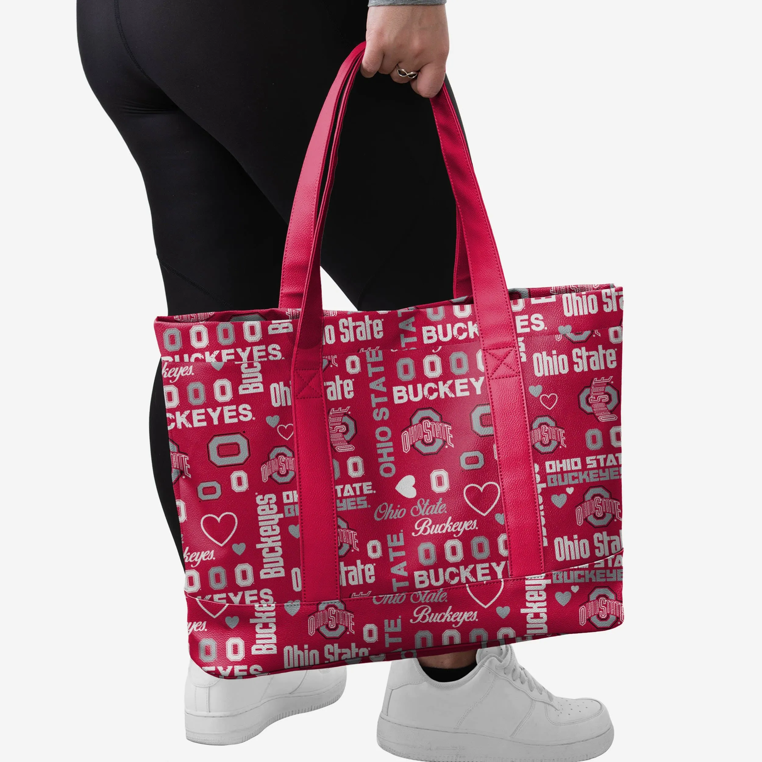 Ohio State Buckeyes Logo Love Tote Bag