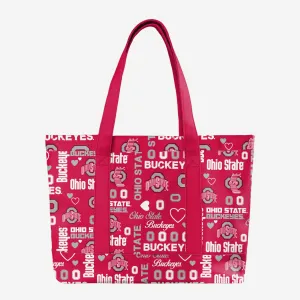 Ohio State Buckeyes Logo Love Tote Bag