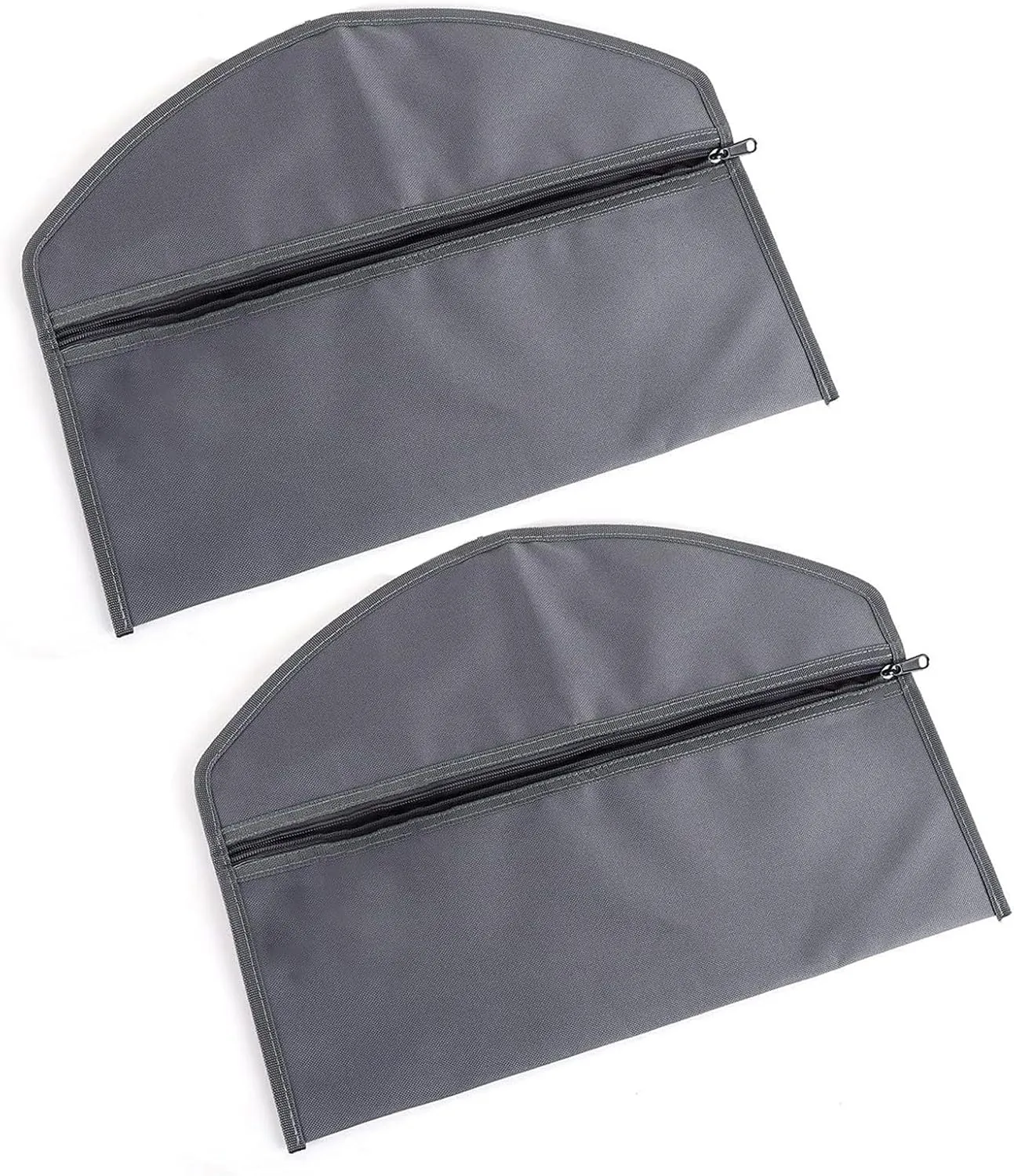 Pack Of 2 Secret Zippered Pouches Hanger Hanging Safe Bag For Concealing Valuables Discreet Travel Security Pouches