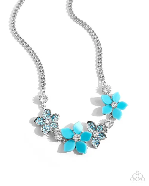 Paparazzi Necklace ~ Bouquet Ballad - Blue