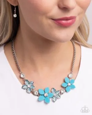 Paparazzi Necklace ~ Bouquet Ballad - Blue