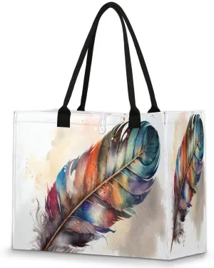 Pardick Large Travel Utility Tote Bag for Women Reusable Shopping Bags with Handles-bag