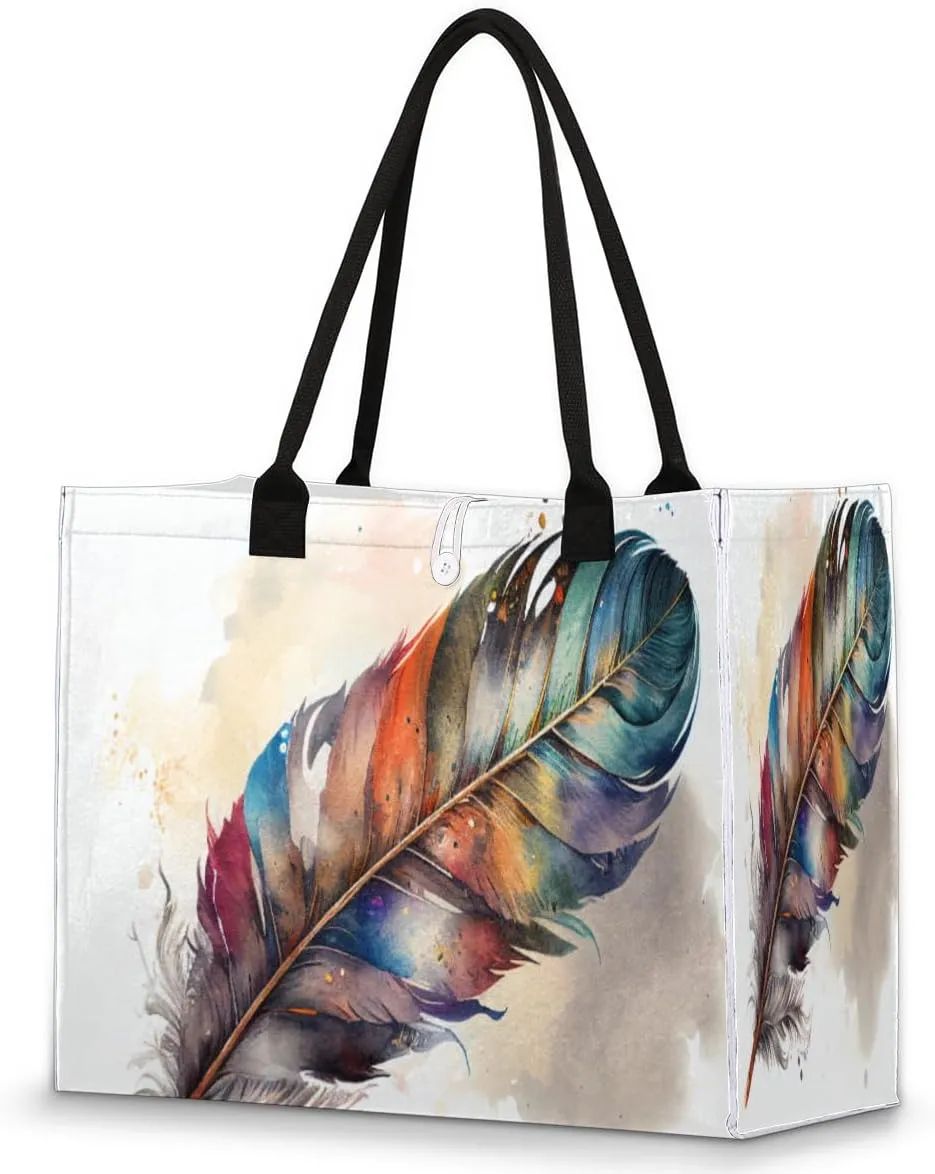 Pardick Large Travel Utility Tote Bag for Women Reusable Shopping Bags with Handles-bag