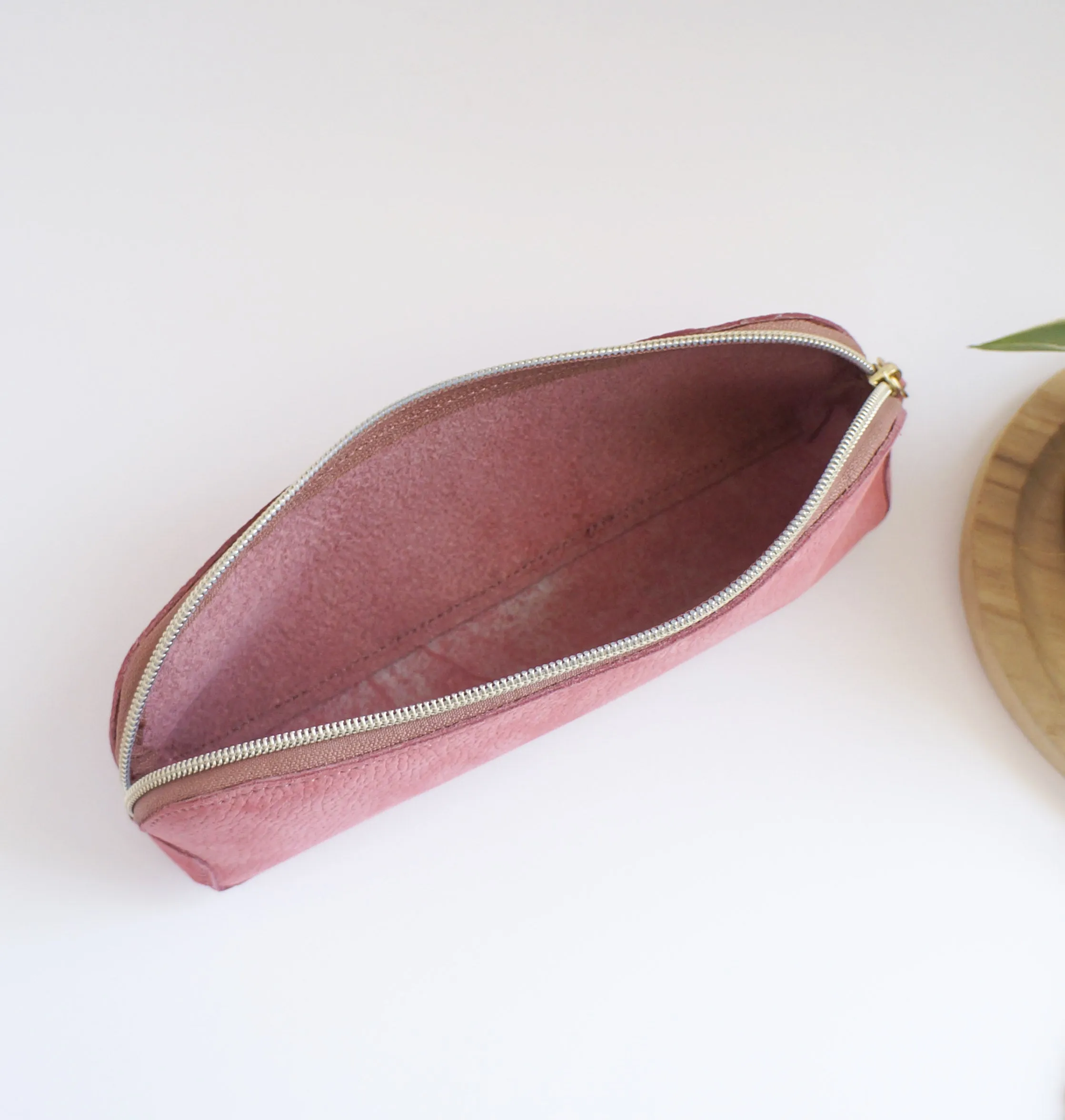 Pen Case - Peony Leather