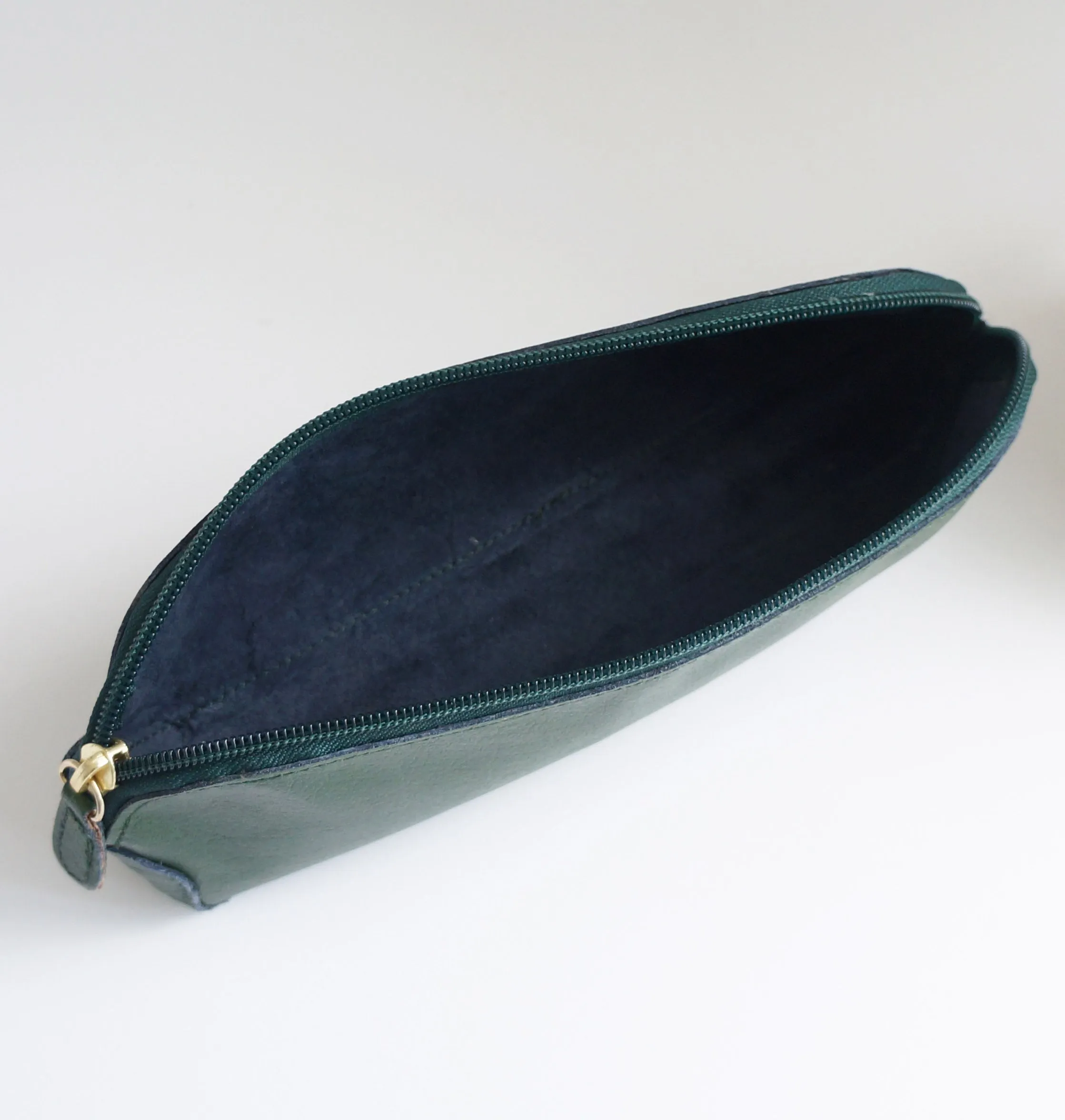 Pen Case - Pine Tree leather