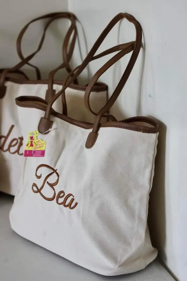 Personalized Cotton Tote