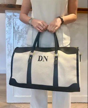 Personalized Duffle Leather Bag