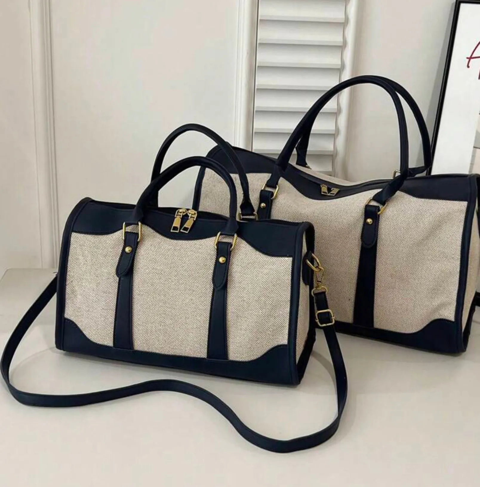 Personalized Duffle Leather Bag