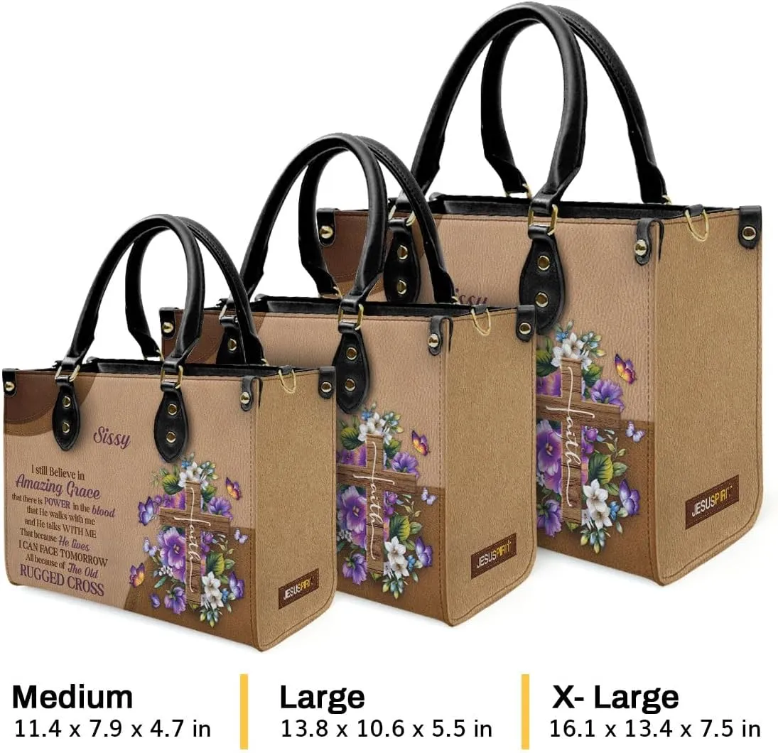 Personalized Leather Handbags For Women - Christmas Gifts For Women - Christian Gifts
