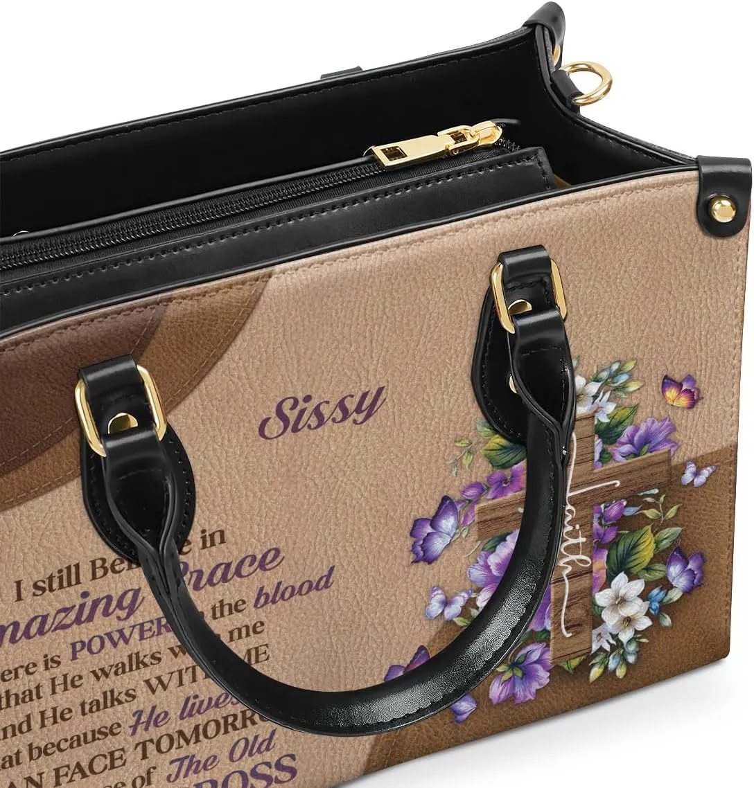 Personalized Leather Handbags For Women - Christmas Gifts For Women - Christian Gifts