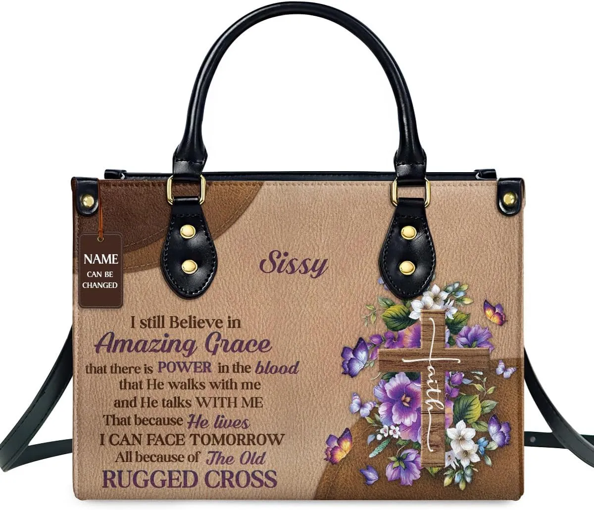 Personalized Leather Handbags For Women - Christmas Gifts For Women - Christian Gifts