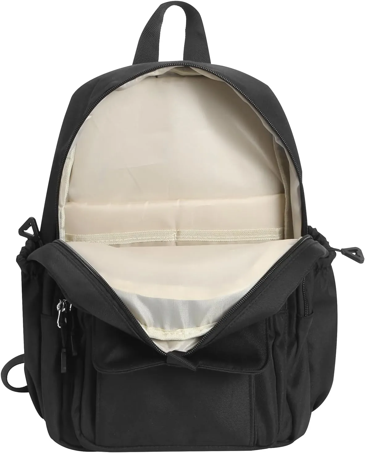 Phaoullzon Girls Small Backpack Purse for Toddler Mini Bookbag,Black