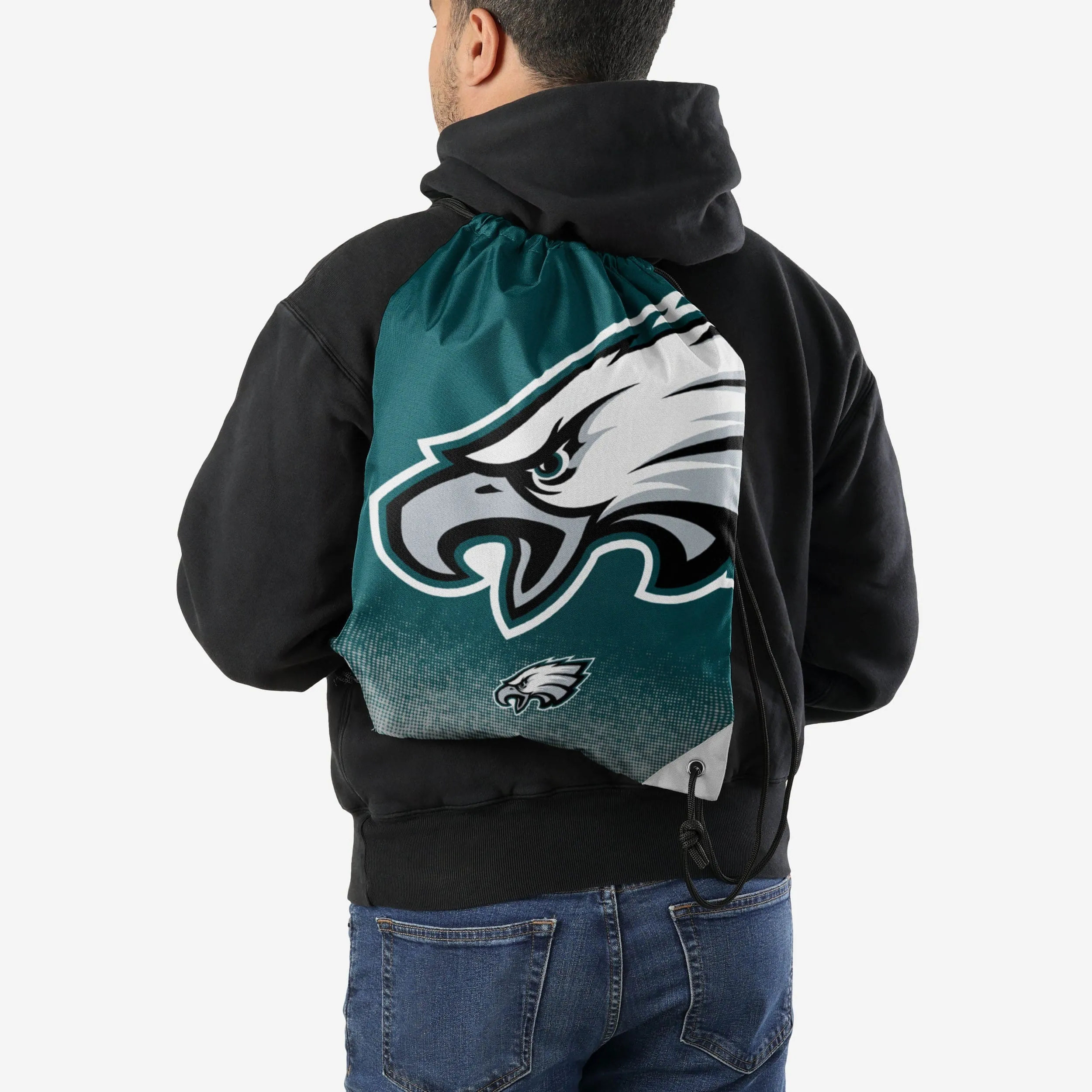 Philadelphia Eagles Gradient Drawstring Backpack