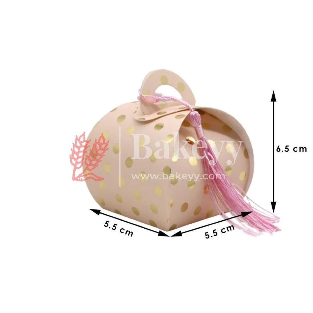 Pink Wedding Festival Party Favors Candy Box Cute Paper Gifts Packing Bags Boxes Baby Shower Christmas Decorations Supplies-gold with