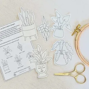 Plant Lady Stick & Stitch