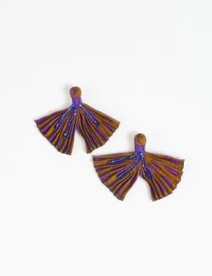 PLEATED EARRINGS 153