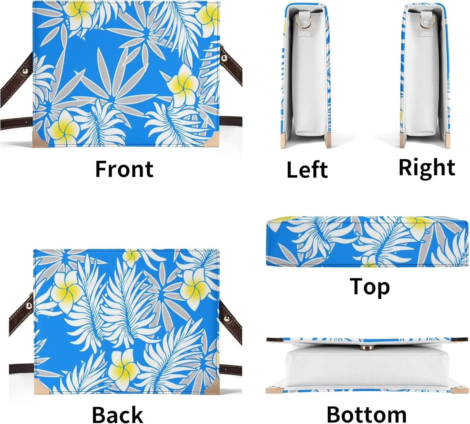 Polynesian Custom Book Storage Bag Pattern Design Rectangular Crossbody Bag Female Student Teen All-Match Women Bag