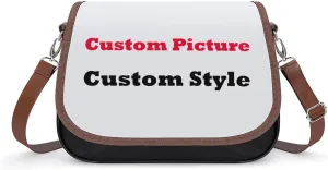 Polynesian Leather Bag Custom Tribal Vintage Pattern Printed Leather Crossbody Bag Pattern Party Fashion Women'S Bag