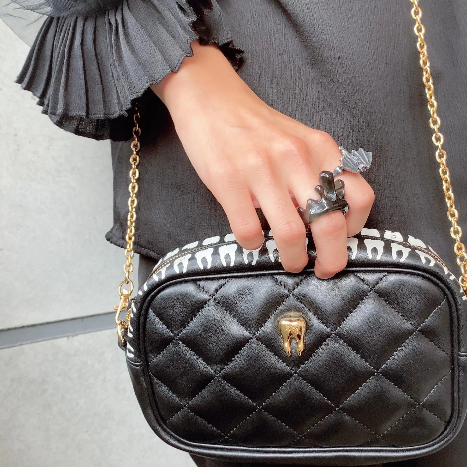 【Poppy Collaboration】Tooth Mini Bag & Bag Chain Set